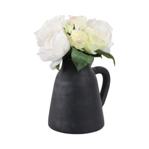 SHERMANCLIFF BLACK VASE 9 (IN) 3