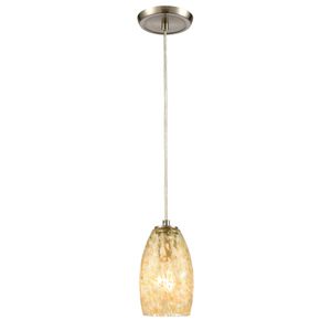 Golden Pasture 5'' Wide 1-Light Mini Pendant - Gold 1