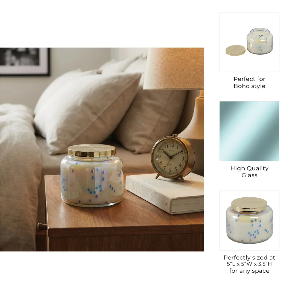 DASHHOLM VERBENA BEAD LUSTER CANDLE 4 (IN)