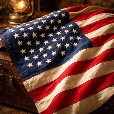 Primitive USA Flag 36in by 60in