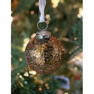 Copper Glow Hanging Ornament 3.5in 1