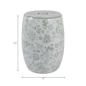 PEYTONWELL GREEN GARDEN STOOL 18 (IN) 9