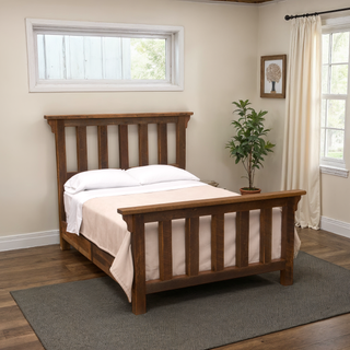Barnwood Post Bed - King
