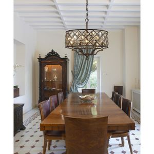 Armand 24'' Wide 6-Light Chandelier - Weathered Bronze 5
