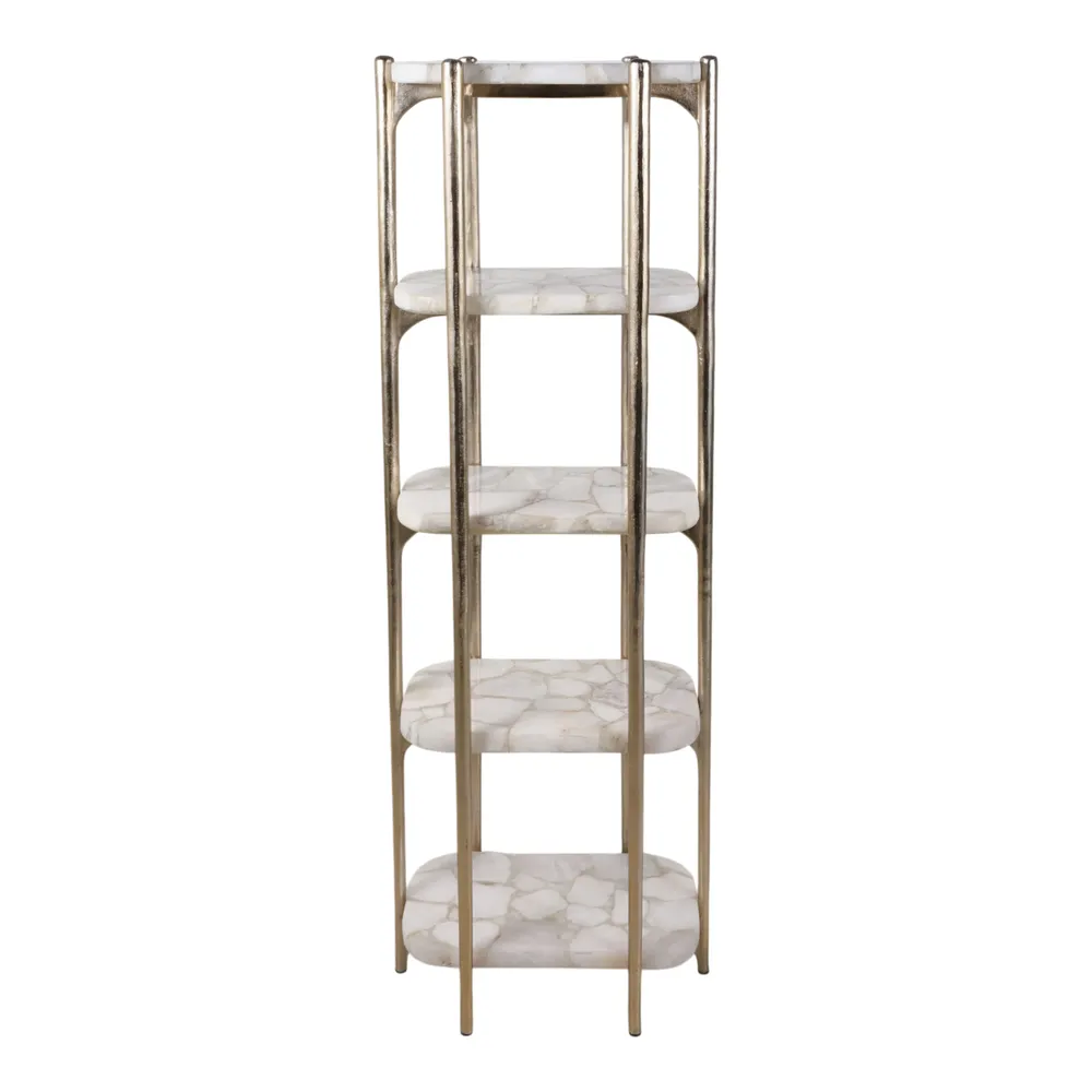 HATTONWAY WHITE ETAGERE 78 (IN)