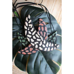 Clay Lenca Bibb Necklace \ Green 3