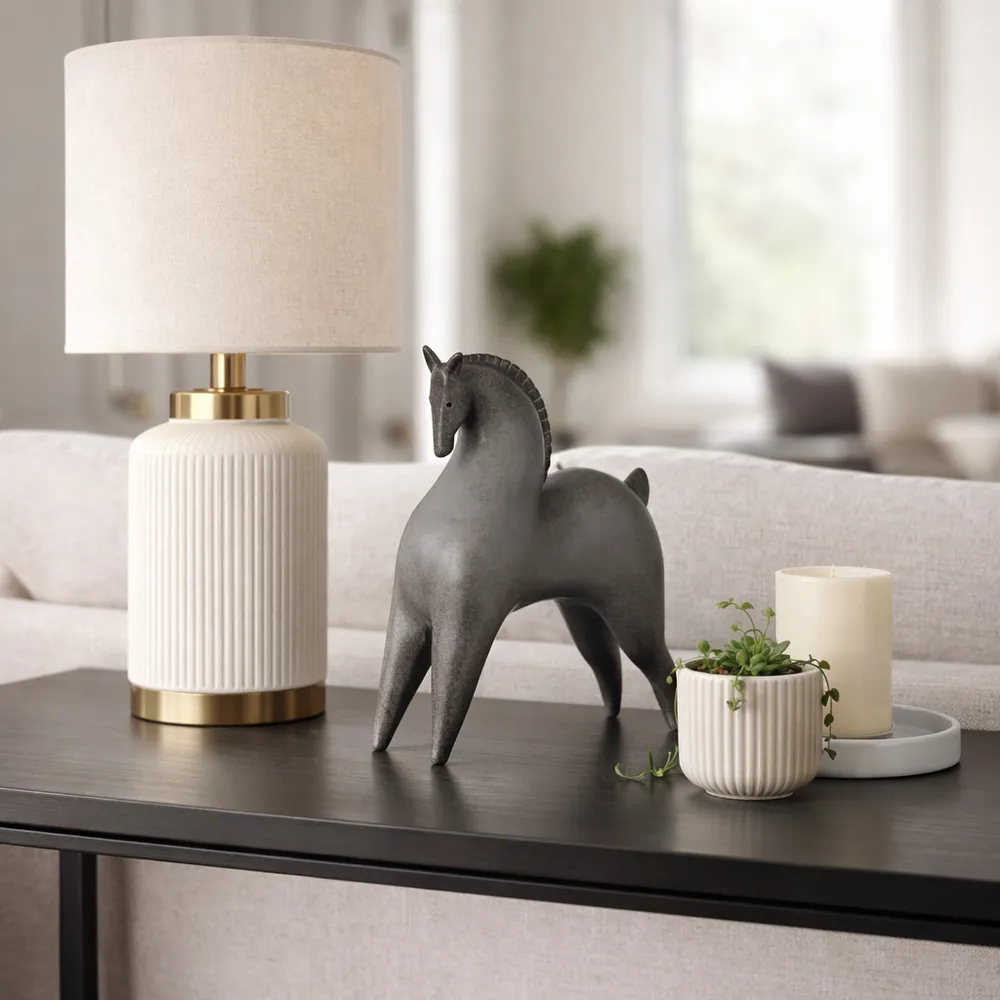 HEWITTSTONE GRAY DECOR 12 (IN)