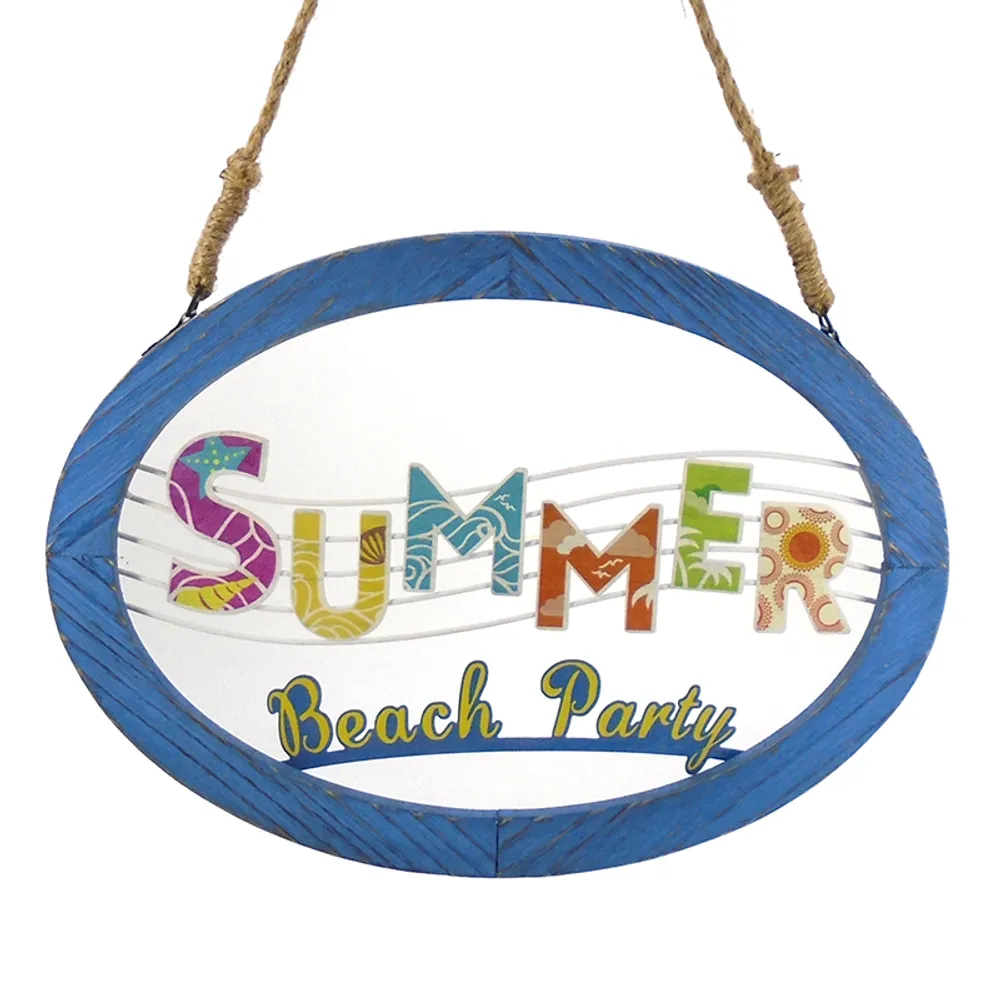 16" SUMMER BEACH PARTY WALL HANGING