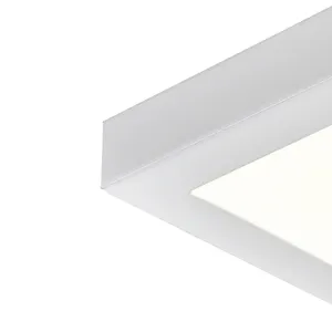 Titan 6'' Wide Integrated LED Down Light - Square White 3