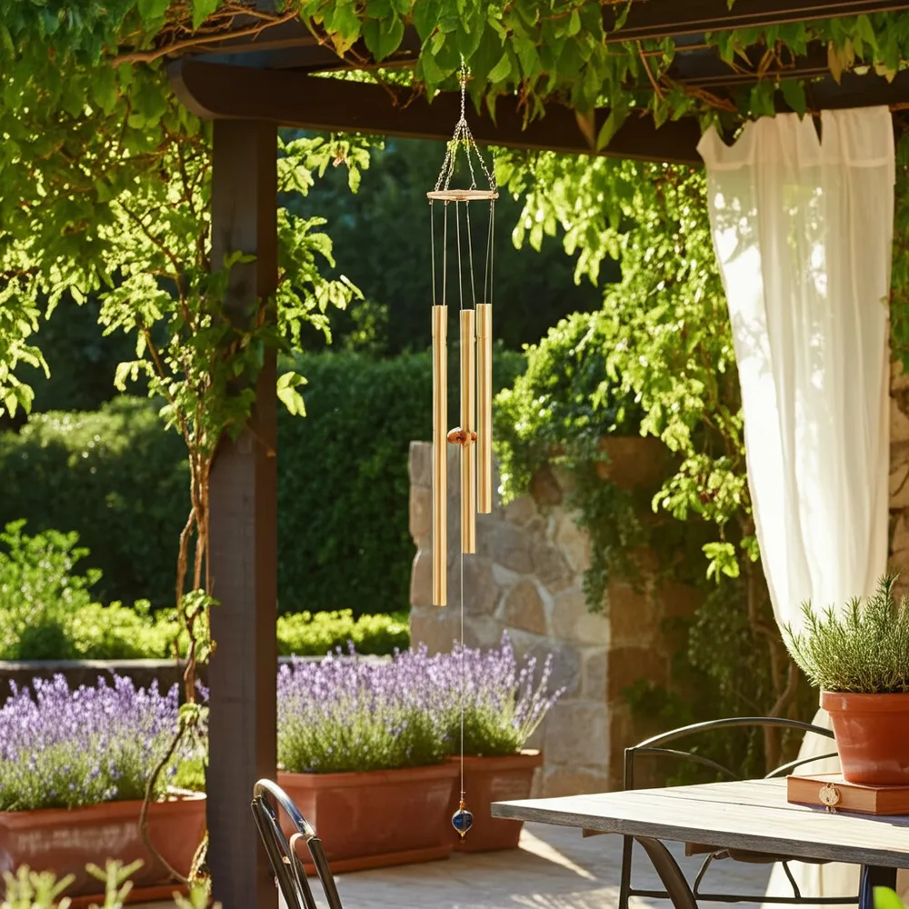 NOLANTON GOLD WIND CHIME 43 (IN)
