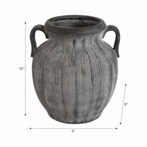 ALTONMILL BLACK VASE 10 (IN) 10
