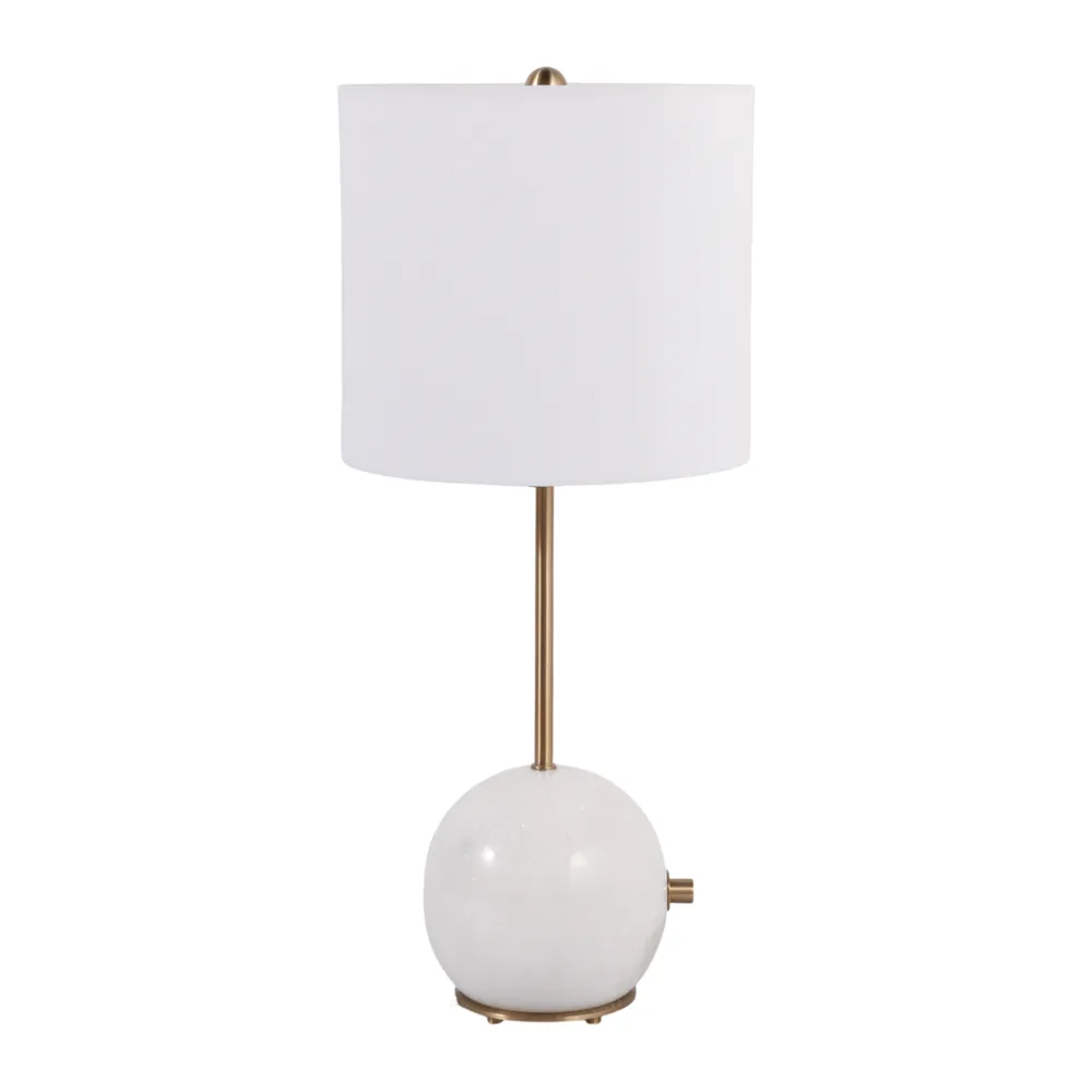 BRIGHTONLEY WHITE LAMP 23 (IN)
