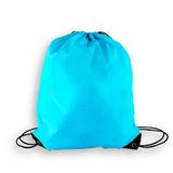 NYLON DRAWSTRING BACKPACK - TURQ 1