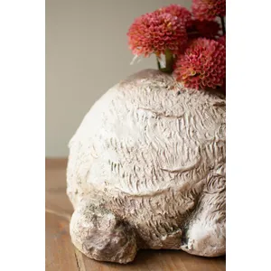 Faux Concrete Sheep Planter 4
