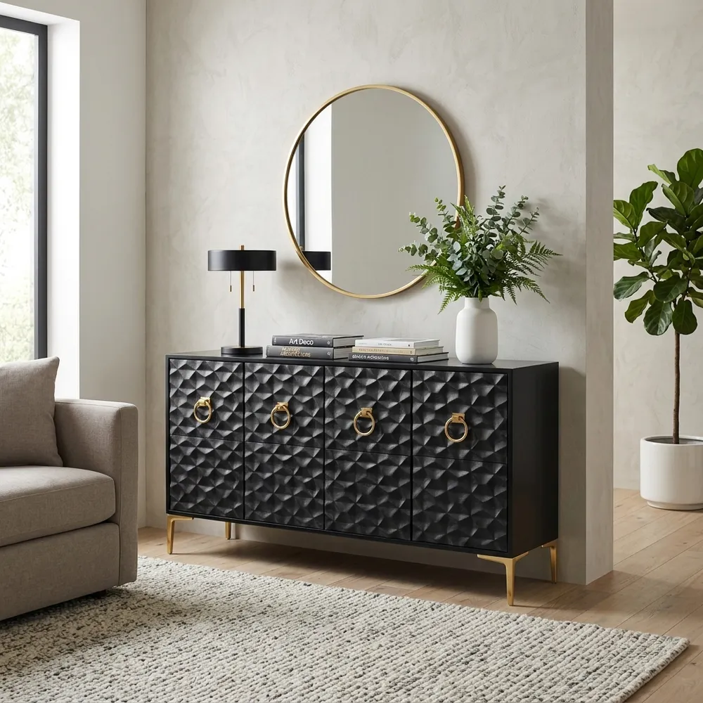 RYECLIFF BLACK CABINET 35 (IN)