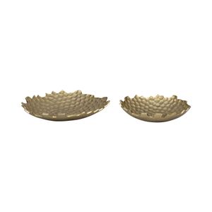 HUTTONGROVE SET OF 2 GOLD BOWLS 4 (IN) 1