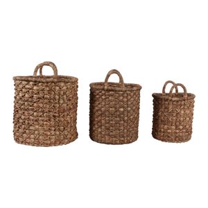 WYLERHOLM SET OF 3 BROWN STORAGE 21 (IN) 4
