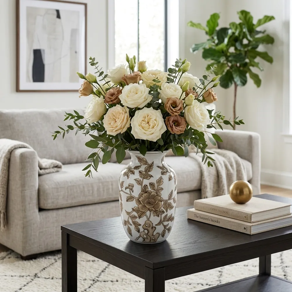 WARDFIELD BROWN CHINOISERIE 10 (IN)