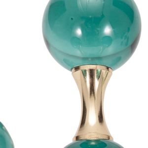 CLOVERWELL SET OF 2 GREEN BOOKENDS 7 (IN) 6