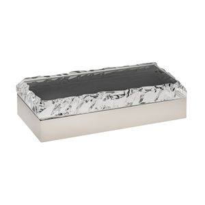 Cogar Box - Rectangular Polished Nickel 1