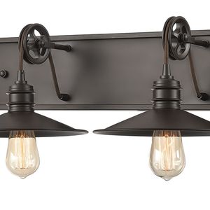 Spindle Wheel 42'' Wide 4-Light Vanity Light - Oil Rubbed Bronze 5