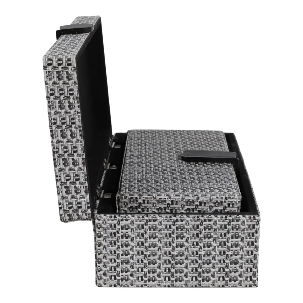 BECKETTLAKE SET OF 2 BLACK BOXES 5 (IN)