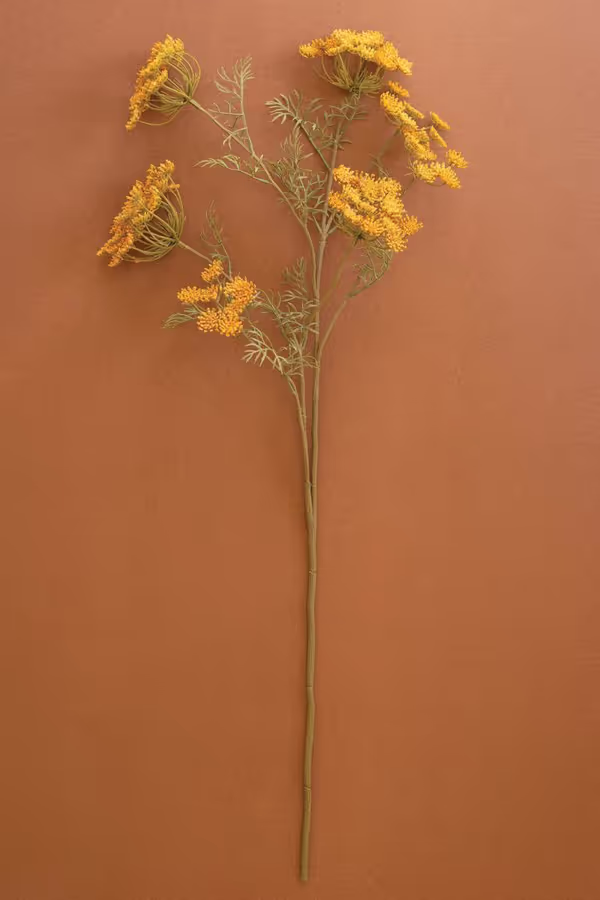Artificial Yellow Lace Flower
