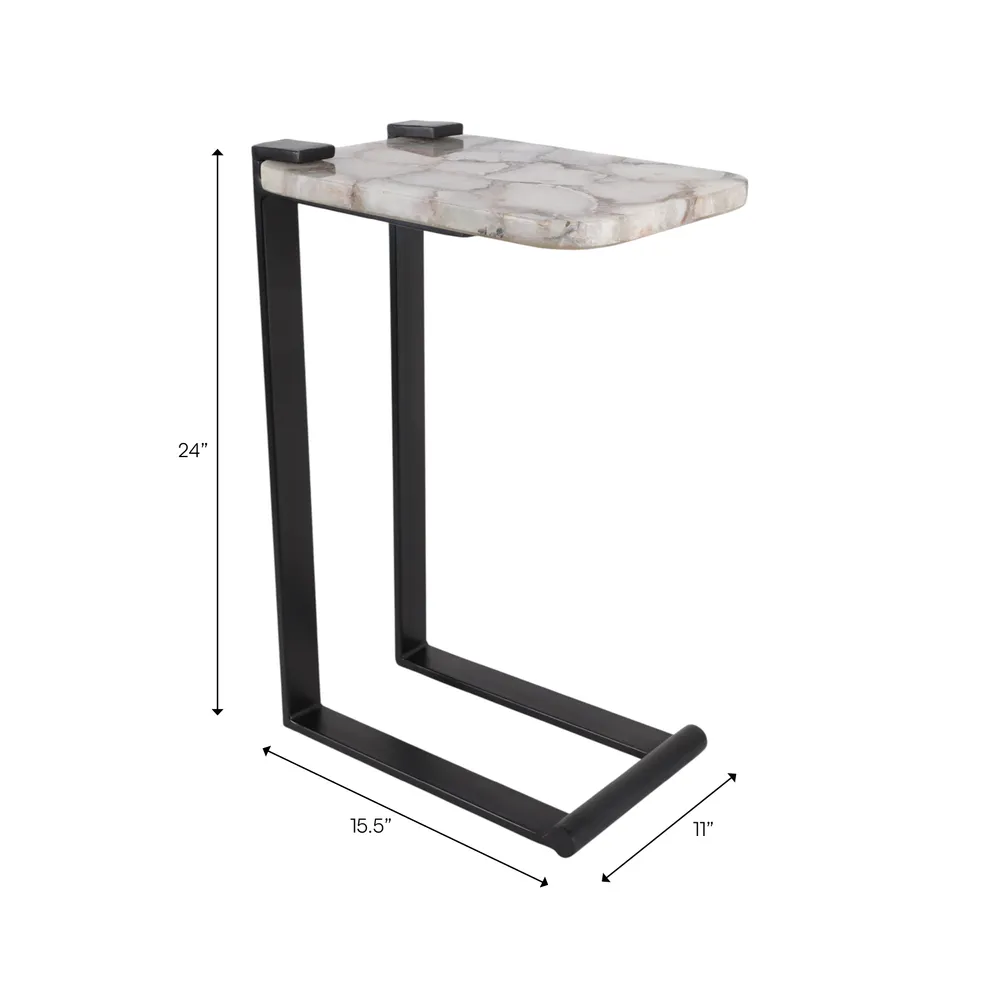 ARMONWIND WHITE TABLE 24 (IN)
