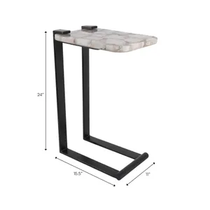 ARMONWIND WHITE TABLE 24 (IN) 10