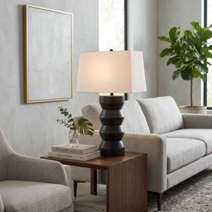BENTONHOLM BLACK LAMP 28 (IN) 2