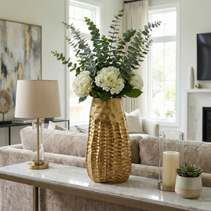 FORD GOLD VASE 17 (IN) 12