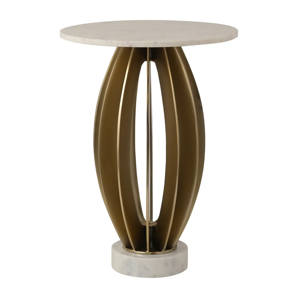 WARDWOOD WHITE TABLE 25 (IN)