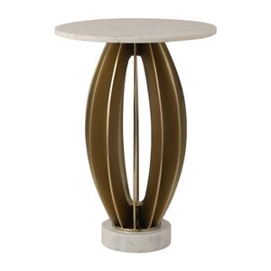 WARDWOOD WHITE TABLE 25 (IN) 1