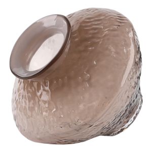 HAROLDHAVEN BROWN GLASS VASE 10 (IN) 4