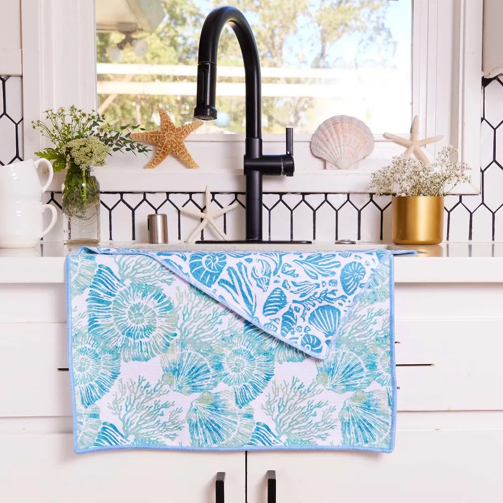 Nautilus Shells Eco Kitchen Tea Towel