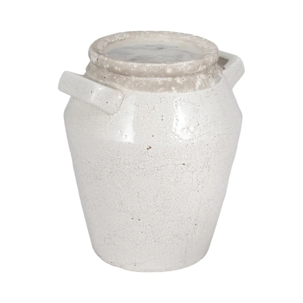 CLYDELAND GRAY VASE 11 (IN)