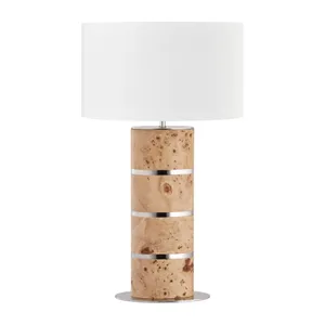Cahill 28″ High 1-Light Table Lamp - Natural Burl 2
