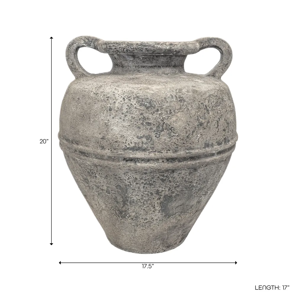 DARNELLLAKE TAN VASE 20 (IN)
