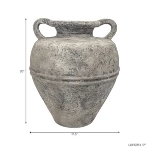 DARNELLLAKE TAN VASE 20 (IN) 9