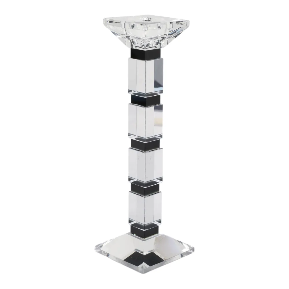 DALEYBROOK CLEAR CANDLE HOLDER 12 (IN)