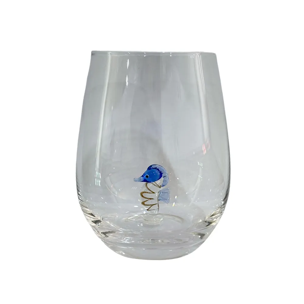 SEAHORSE WINE GLASS