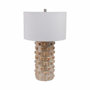 HILTONPORT WHITE LAMP 27 (IN) 3