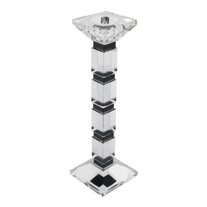 DALEYBROOK CLEAR CANDLE HOLDER 12 (IN) 7