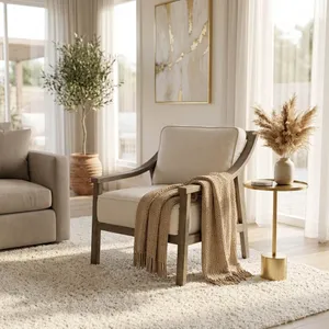DOUGALRUN IVORY CHAIR 33 (IN) 11