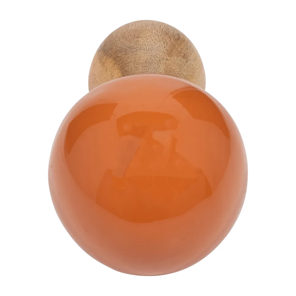 THORNTONHAM ORANGE DECOR 6 (IN)