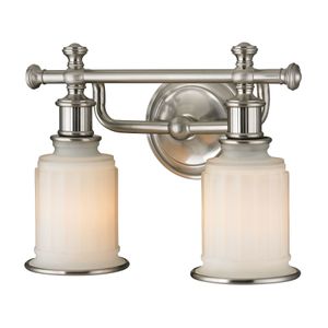 Acadia 13'' Wide 2-Light Vanity Light - Brushed Nickel 1