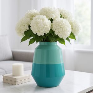 HELENAGROVE GREEN VASE 12 (IN) 9