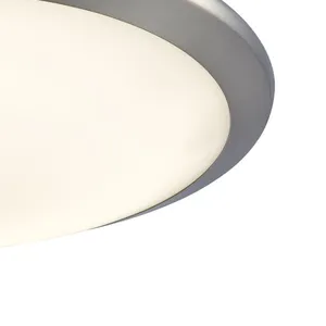 Clancy 12'' Wide 1-Light Flush Mount - Chrome 4