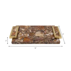 KIRBYHOLM BROWN TRAY 2 (IN) 10