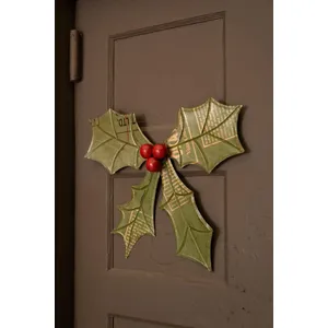 Recycled Metal Holly Door Hanger 2